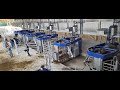 Mise en route de 6 robots de traite VMS V310 en système Batch Milking