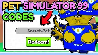 😱This *SECRET CODE* GIVES FREE HUGE PETS in Pet Simulator 99