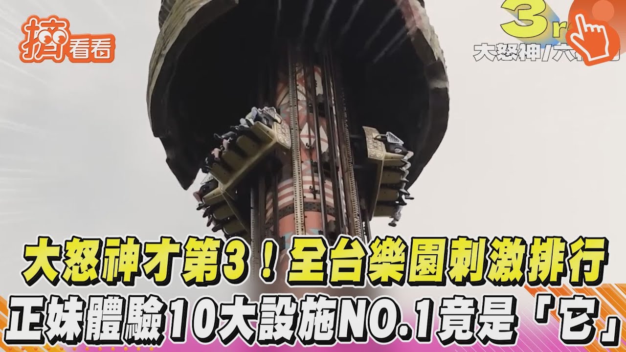影音/大怒神才第3!全台樂園刺激排行 正妹體驗10大設施NO.1竟是「它」