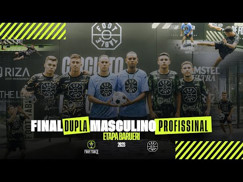 FINAL DUPLA MASCULINO PROFISSIONAL - #CBFOOT BARUERI - SP