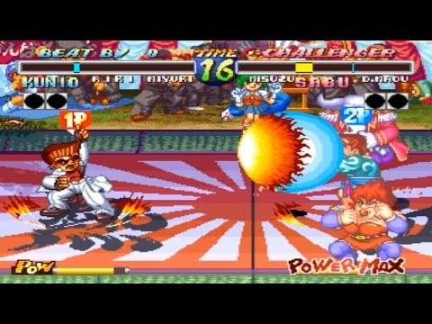 [TAS] Kunio VS D.B. Maou (Super Dodge Ball)