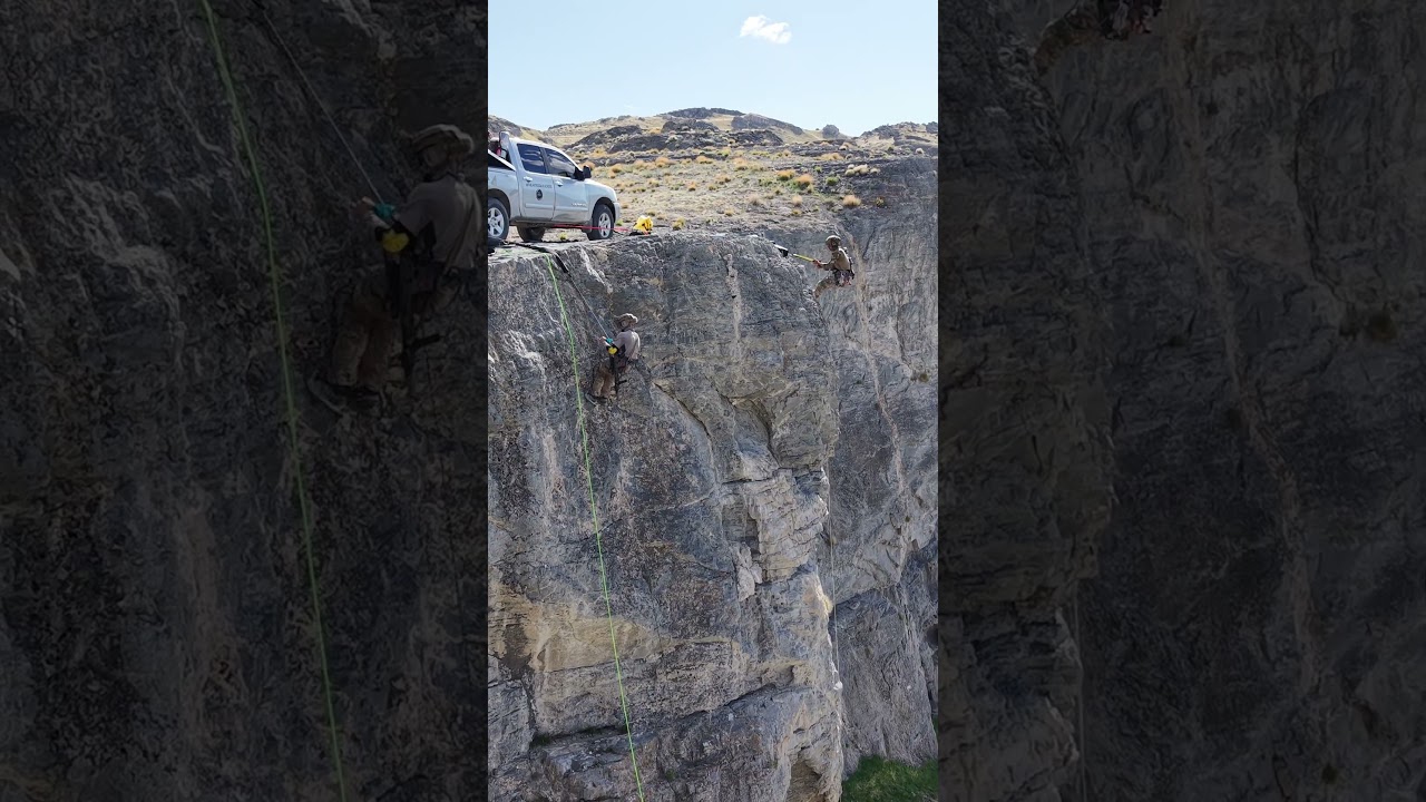 Rappelling & Shooting with The Art Room
