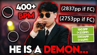 Mrekk Is Breaking osu!’s Limits… (400BPM Aim)