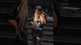 Christina Aguilera performs live "Guy What Takes His Time" for the first time!