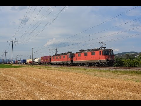 Bahnverkehr am 14.07.18 – "SLM Loks auf der Lötschbergachse"