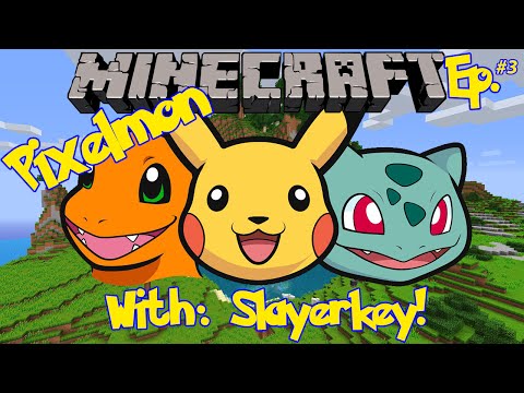 Minecraft: Pixelmon Episode 3 - Catching Water Pokemon, Battling, and Making Pokeballs!