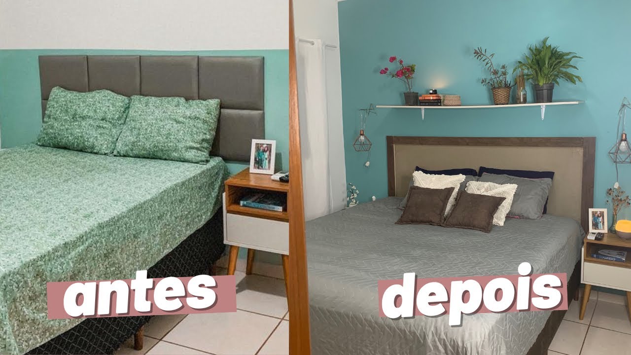 DECORANDO O QUARTO | TRANSFORMAÇÃO COMPLETA com ideias fáceis e baratas! 🤌🏻❤️🔨