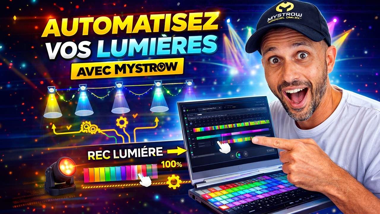 Automatisation lumières DMX Rec Lumière MyStrow