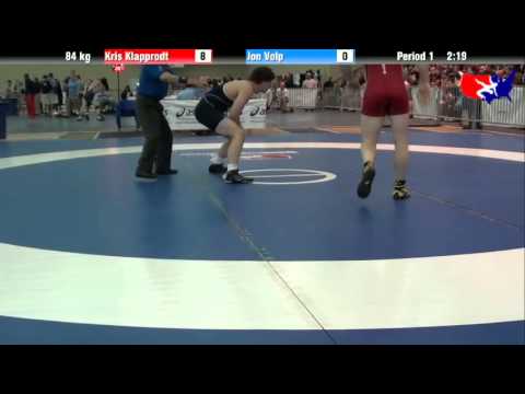 Kris Klapprodt vs. Jon Volp at 2013 ASICS University Nationals - FS