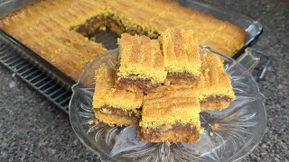 صينية الدحدح طبق حلو مميز من فلسطين -PALETINIAN  DAHDAH