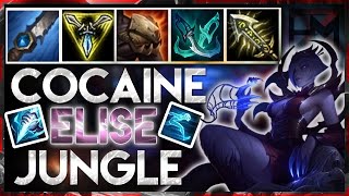 COCAINE ELISE JUNGLE | BUILD CHALLENGE (League of Legends)