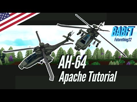 AH-64 Apache Attack Helicopter Tutorial V2 (Roblox Build a Boat for Treasure)