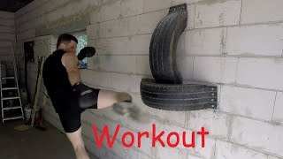 Wall Tire Punching Bag (Workout)