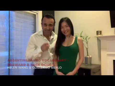 Argentine Tango Vocabulary: Forward and back ochos, in place, traveling, circular