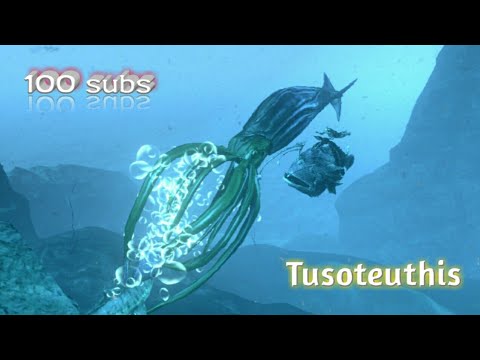 Tameando al terror de los mares/tusoteuthis en ark mobile. Celebrando los 100 subs. 🕶️😎