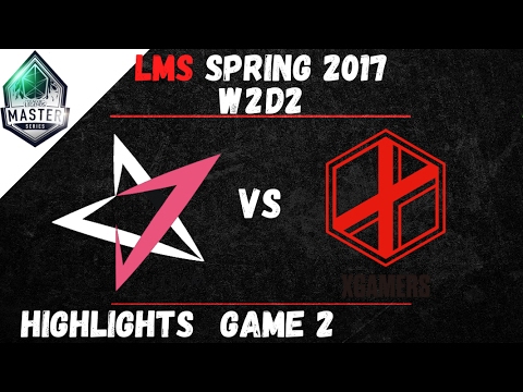 JT vs XG Highlights Game 2 LMS Spring W2D2 2017 J Team vs eXtreme Gamers
