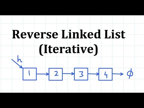 Reverse Linked List Iteratively