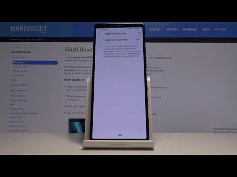 How to Activate Auto Brightness in SONY Xperia 1 – Find Screen Brightness Options