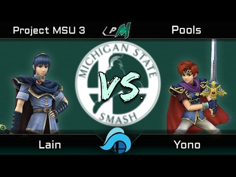 Project MSU 3 Pools - Lain (Marth/Fox) vs. Yono (Roy)