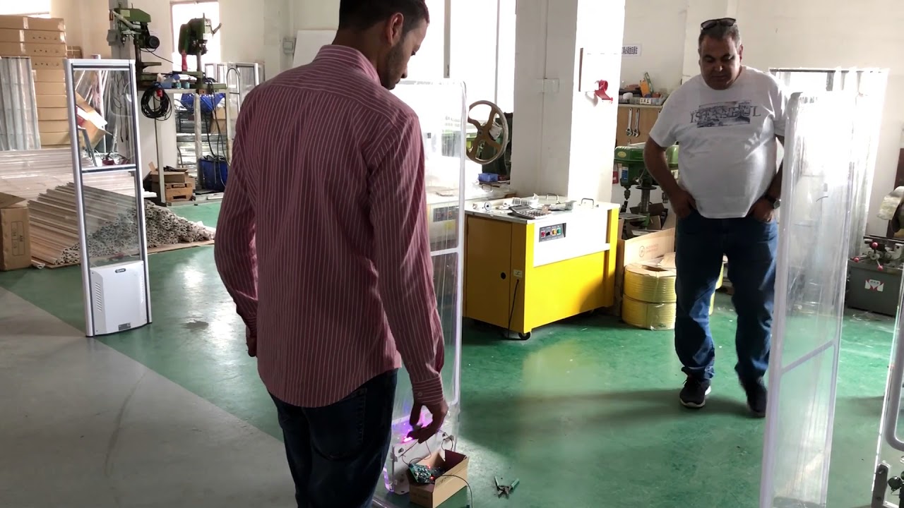 Palestinian customers are testing EAS alarm system