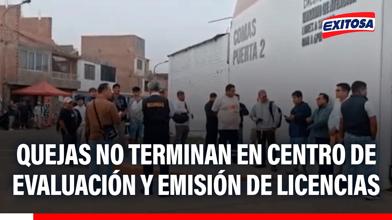 🔴🔵 Quejas no terminan en centro de evaluación y emisión de licencias de conducir en Comas