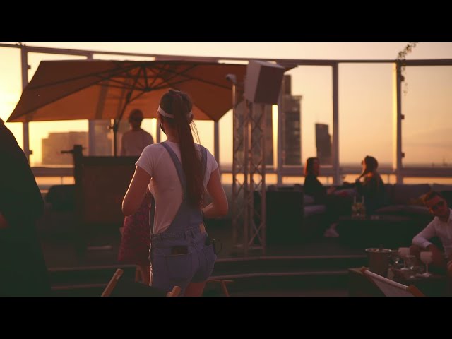 level 27 Sunset on the rooftop