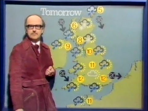Weather Forecast with Michael Fish 3rd May 1982 BBC1