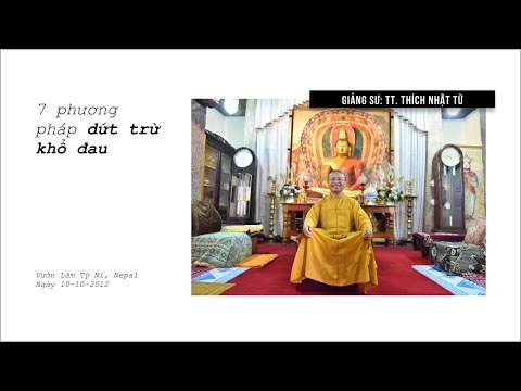 Bảy phương pháp dứt trừ khổ đau (10/10/2012) Thích Nhật Từ