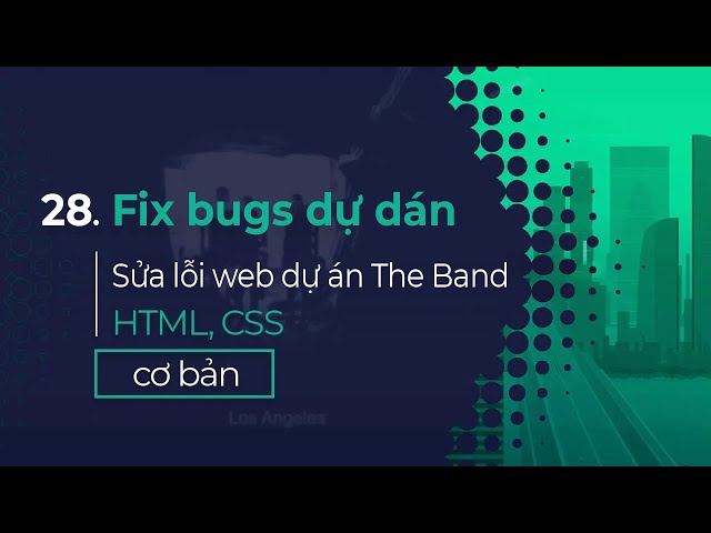 28. Fix bugs