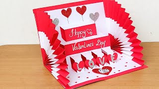Valentines day Card ideas/Handmade Greeting Card/How to make Valentine's day card