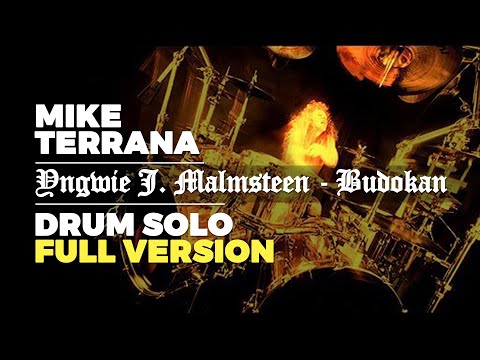 Mike Terrana | Drum solo - Yngwie J. Malmsteen - Budokan FULL VERSION