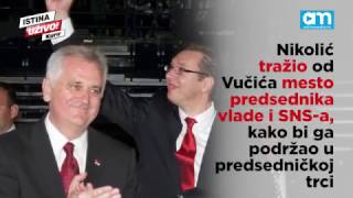 EKSKLUZIVNO: Nikolićevo PISMO Vučiću!
