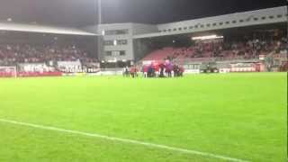 preview picture of video 'Huldeging 1e periode kampioen na MVV Almere City 19 10 2012'