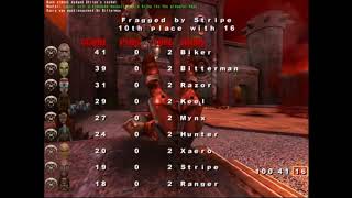 Quake III: Arena gameplay - Free For All - Q3DM1 - Nightmare!