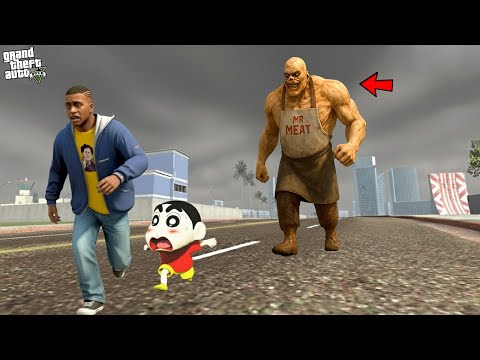 Franklin and Shinchan Went Inside MR. MEAT House In Indian Bike Driving 3D In GTA 5 | Paradox FTW