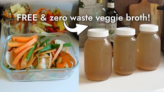 Make Veggie Broth From Scraps in the Instant Pot | Save Money & Zero Waste!