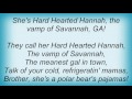 Stacey Kent - Hard-Hearted Hannah Lyrics