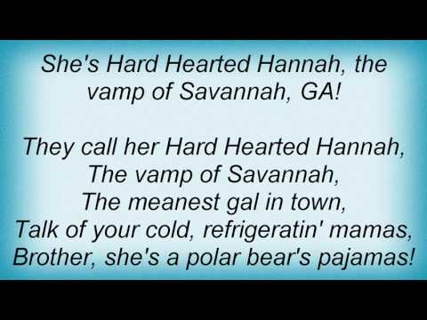 Hard-hearted Hannah video