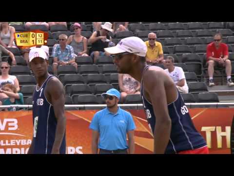 Gonzalez/Nivaldo vs Pedro Solberg/Evandro (1/16) WC 2015