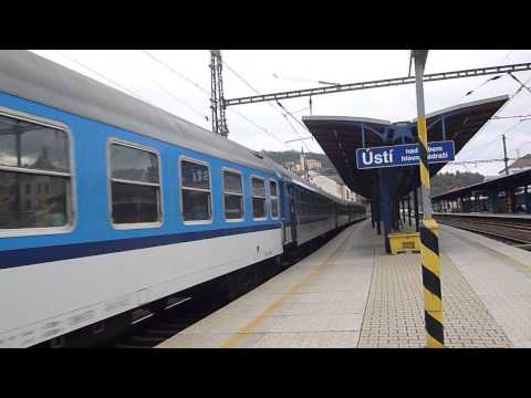 Odjezd vlaku R 776 Radobýl ze stanice Ústí nad Labem hl.n.