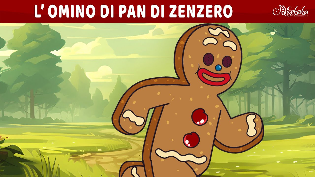 L’ omino di pan di zenzero 🎄🧡 | Storie Per Bambini Cartoni Animati I Fiabe e Favole Per Bambini