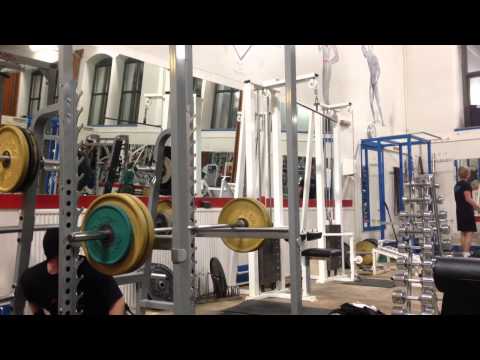 Front squat fail!  Passed out!