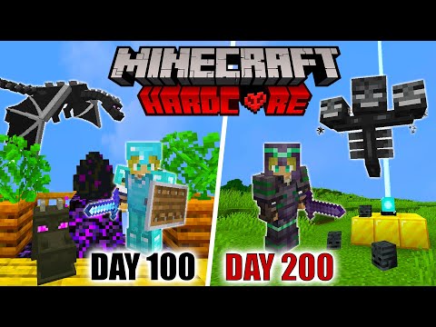 Linkzzey - I Survived 200 days Totemless in Hardcore Minecraft