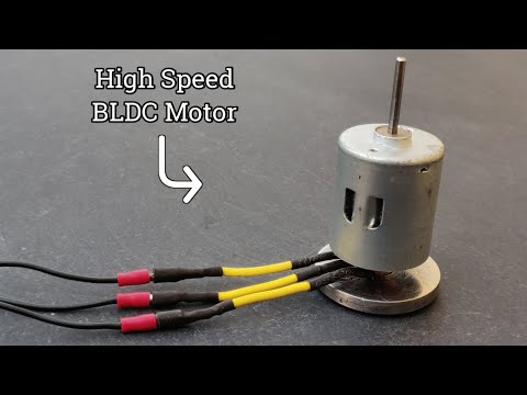 Making Powerful Brushless Motor From DC Brushed Motor