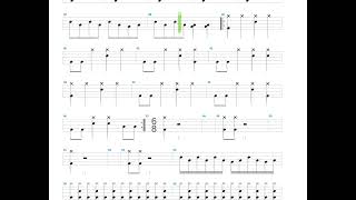 In Silence I Observe + Carpathian Forest + Drum only + Drum tab