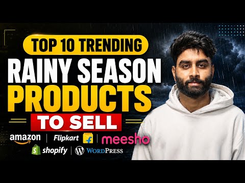 Meesho Trending Products 2026 | Top 10 Rainy Season Products to Sell | Flipkart & Amazon