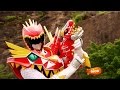 T-Rex Super Charge Red Ranger's Fight | Dino Super Charge | Power Rangers Official
