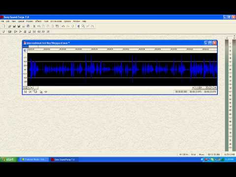 Editing Audio Recordings in Sony Sound Forge