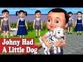 Johny Had A Little Dog Nursery Rhyme 3D Animation Nursery Rhymes And Songs For Children