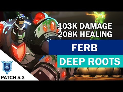 103K Damage 208K Healing Fêrb Grover Paladins Competitive (Diamond) DEEP ROOTS